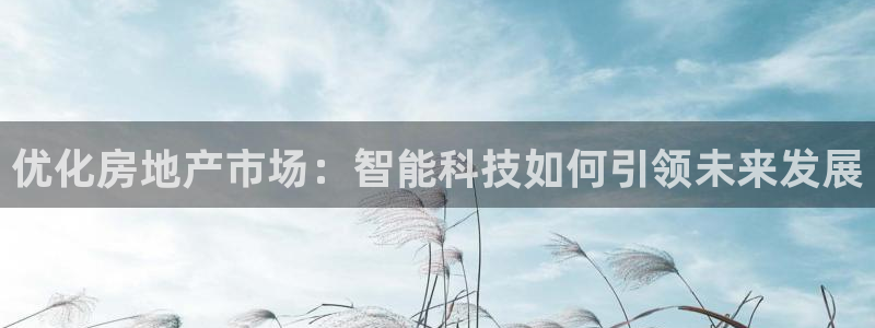 新宝5登录入口网址：优化房地产市场：智能科技如何引领未来发展