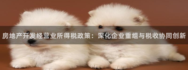 新宝5注册流程：房地产开发经营业所得税政策：深化企业重组与税