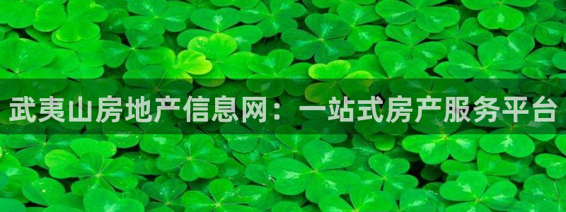 新宝5注册平台：武夷山房地产信息网：一站式房产服务平台