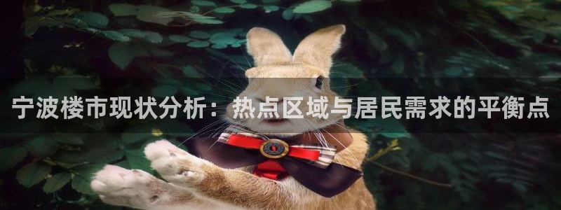 新宝5娱乐方：宁波楼市现状分析：热点区域与居民需求的平衡点
