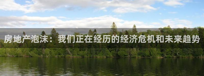 新宝5总代：房地产泡沫：我们正在经历的经济危机和未来趋势