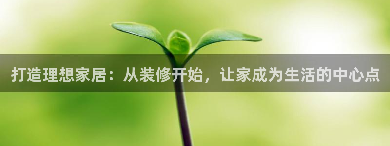 新宝5苹果手机下载：打造理想家居：从装修开始，让家成为生活的