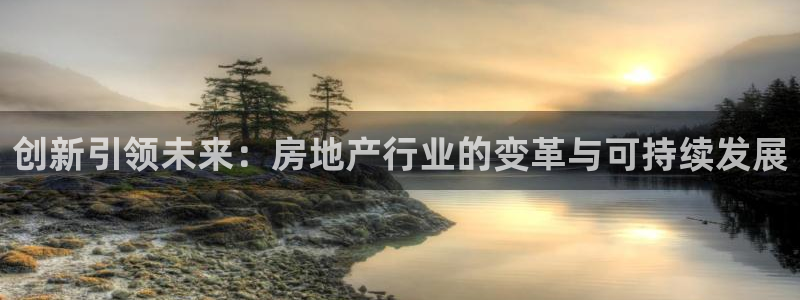 新宝5代理注册：创新引领未来：房地产行业的变革与可持续发展