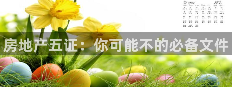 新宝股东王听2 5 5：房地产五证：你可能不的必备文件