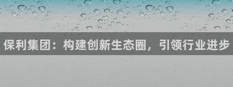 新宝_5：保利集团：构建创新生态圈，引领行业进步
